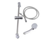 Bath & Shower Τηλέφωνο ντουζ με 3 λειτουργίες 7x52cm και Βάση Στήριξης 52cm, 92442