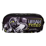 Must Energy Urban Tribes Σχολική Κασετίνα Βαρελάκι με 2 Θήκες