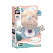 Λούτρινο Μουσικό Ρινόκερος Luna Toys με φως 15x10x23εκ.