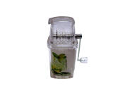 Διάφανος Χειροκίνητος Παγοθραύστης Θρυμματιστής Πάγου Ice Crusher 12x12x23cm με Χερούλι, 170420230