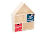 Arti Casa Ξύλινη Σύνθεση Οργανωτής με 2 συρτάρια και 3 ράφια 25x33x8cm, 04232