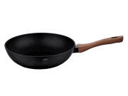 Berlinger Haus BH-1719 Αντικολλητικό Γουόκ Τηγάνι Wok 28cm με Τριπλή Μαρμάρινη Επίστρωση
