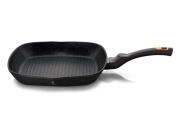 Berlinger Haus BH-1794 Αντικολλητικό Τηγάνι Γκριλ Grill 28cm με Τριπλή Μαρμάρινη Επίστρωση