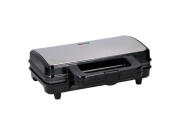 Dunlop Τοστιέρα Σαντουιτσιέρα 900W Toast-Sandwich maker XL σε Μαύρο-Ασημί χρώμα, 06400