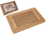 Bamboo Πρακτική Βάση Κοπής Ψωμιού από Μπαμπού, 38x24x2cm, Excellent Houseware 784200060