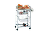 Μεταλλικό Καρότσι Κουζίνας Οργανωτής Τρόλει, 45x32x69cm, Artex CHEF 10.50.10