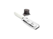 Τρίφτης Τυριού και Λαχανικών από Ανοξείδωτο Ατσάλι σε Λευκό χρώμα, Luigi Ferrero FR-1748