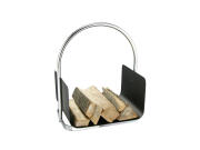 Ξυλιέρα Τζακιού, Μεταλλική Βάση Αποθήκευσης Ξύλων για το Τζάκι, διαστάσεων 30x37x48, 60213