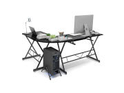 Hoppline Γραφείο Υπολογιστή Γωνιακό 250x170x73cm
