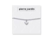 Pierre Cardin Pcc7742 Βραχιόλι Από Κράμα Ασημιού Σχέδιο Καρδιά, Μήκους 16 Cm