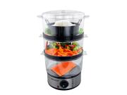 Ηλεκτρικός Ατμομάγειρας 400W με 3 Διαφανή Αποσπώμενα διαμερίσματα 7.5L και καπάκι, Esperanza EKG009