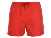 Pierre Cardin Ανδρικό Μαγιό Βερμούδα με λάστιχο στη μέση, σε κόκκινο χρώμα, Red Large