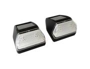 Grundig Σετ 2 τεμαχίων Solar Φωτιστικά Τοίχου με Ηλιακό Φως και λευκό LED φωτισμό