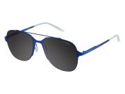 Carrera Ανδρικά Γυαλιά Ηλίου, με μεταλλικό σκελετό, Ορθογώνιο φακό, σε χρώμα μπλε, 114/S D6K 55