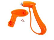 All Ride Σφυρί έκτακτης ανάγκης για θραύση τζαμιών σε πορτοκαλί χρώμα