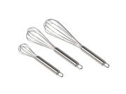 Σετ εργαλείο κουζίνας αναδευτήρας κουζίνας με σύρμα 3 τεμαχίων από ανοξείδωτο ατσάλι
