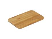 Bamboo ξύλινο πιάτο πρωινού σχήμα δίσκου κοπής,  22x14x0.8 cm