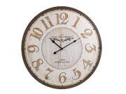 Ρετρό Ξύλινο Ρολόι Τοίχου, σε 4 σχέδια, διαμέτρου 60cm, Y36000050 Rue de la Paix