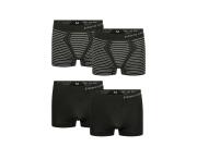 Pierre Cardin Σετ Ανδρικά Μποξεράκια  σε μαύρη απόχρωση, 4-pack flatpack Boxers XXLarge