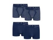 Pierre Cardin Σετ Ανδρικά Μποξεράκια  σε μπλε απόχρωση, 4-pack flatpack Boxers XXLarge