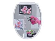 Καπάκι Λεκάνης μπάνιου με floral σχέδιο μήκους 37x48 cm, Janice