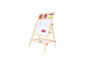 Ξύλινος Πίνακας 2 σε 1 Μαυροπίνακας και μαγνητικός πίνακας με εκπαιδευτικό αριθμητάρι, 67x32x41cm