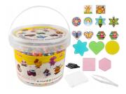 Aria Trade Παιχνίδι χάντρες σιδερώματος 5 διαφορετικές βάσεις και 5000 πέρλες για διαφορετικά σχέδια