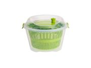 Συσκευή Στραγγίσματος Στεγνωτήρας Λαχανικών Σαλατιέρα σε 3 χρώματα, 25x16 cm Πράσινο