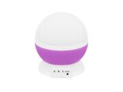 Περιστρεφόμενο Φωτάκι Νυκτός Δωματίου Projector, 12.5x13.5x5 cm Μωβ