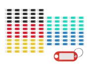 Σετ Μπρελόκ Ετικέτα Κλειδιών 100 τεμαχίων σε διάφορα χρώματα, 6.5x2.1 cm