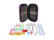 Σετ Βελονάκια Ραπτικής με αξεσουάρ 50 τεμαχίων και τσαντάκι αποθήκευσης, 18x13x2 cm