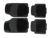 All Ride Σετ Πατάκια Αυτοκινήτου 4 τεμαχίων από Καουτσούκ σε μαύρο χρώμα