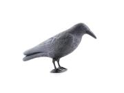 Απωθητικό πτηνών ομοίωμα κοράκι με άγκιστρο σε γκρι χρώμα, 40x20x13 cm, Raven Scarecrow