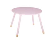 Aria Trade Ξύλινο Παιδικό Τραπεζάκι Ροζ 60x43cm
