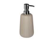 Διανεμητής Σαπουνιού Soap Dispenser με αντλία σε γκρι χρώμα, 9x9x18 cm