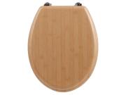 Καπάκι λεκάνης μπάνιου σε σχέδιο τύπου ξύλο Bamboo, 45x37x5.5 cm