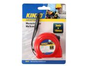 Kinzo μετροταινία ρολό 3 μέτρα x 16mm αυτόματης επαναφοράς, Tape measurer Κόκκινο
