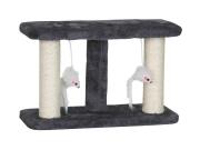 Ονυχοδρόμιο Γάτας Γατόδεντρο με κρεμαστά παιχνίδια, 35x15x22 cm, Double Scratching Stand