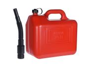 Πλαστικό Δοχείο Μεταφοράς και Αποθήκευσης Καυσίμων με Σωλήνα Επέκτασης σε Κόκκινο χρώμα 20L