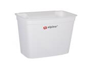 Καλάθι απορριμμάτων κρεμαστό για το ντουλάπι χωρητικότητας 4L, 16x18x27 cm Λευκό