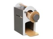 Ξύλινη παιδική μηχανή Espresso με ξύλινες κάψουλες και κούπα σερβιρίσματος, 22x22.3x11 cm