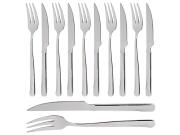 Σετ Μαχαιροπίρουνα 12 τεμαχίων από Ανοξείδωτο Ατσάλι, Alpina Cutlery set