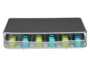 Μεταλλικό Συρτάρι Οργανωτής για 60 Κάψουλες καφέ Espresso, 32x29x6 cm, Capsule drawer