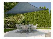 Aria Trade Αντηλιακή Τετράγωνη Τέντα Σκίαστρο 3x3m Σκούρο Μπλε