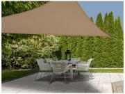 Aria Trade Αντηλιακή Τετράγωνη Τέντα Σκίαστρο 3.6x3.6x3.6M Καφέ