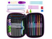 Σετ Εργαλεία για Πλέξιμο 50 τεμαχίων σε θήκη μεταφοράς, Crochet kit