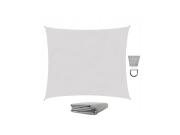 Αντηλιακή Τετράγωνη Τέντα Σκίαστρο από πολυεστέρα σε γκρι χρώμα, 3x2 m, Square shade cloth