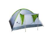 Malatec Σκηνή Camping 2-4 Aτόμων Montana 200x200x110cm Ασημί Πράσινη