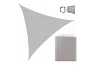 Αντηλιακή Αδιάβροχη Τριγωνική Τέντα Σκίαστρο διαστάσεων 3x3x3 μέτρα, σε Χρώμα Γκρι