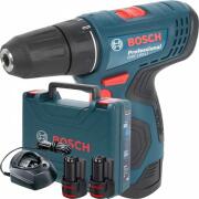 BOSCH 06019G8000 GSR 120-LI Δραπανοκατσάβιδο 12V 2x2.0Ah